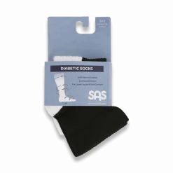 SAS Diabetic Quarter Crew Socks