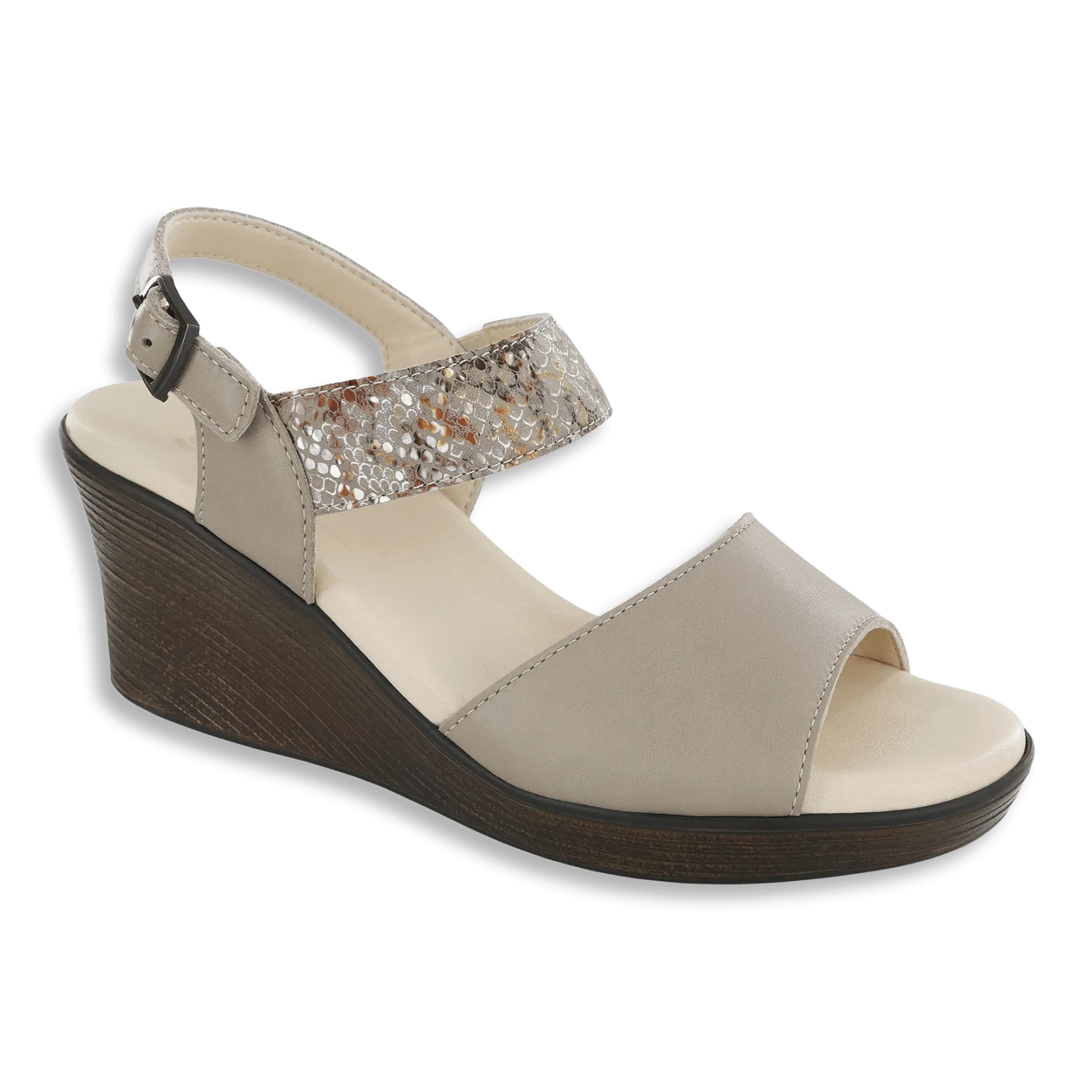 SAS Heather - Wedge Heel