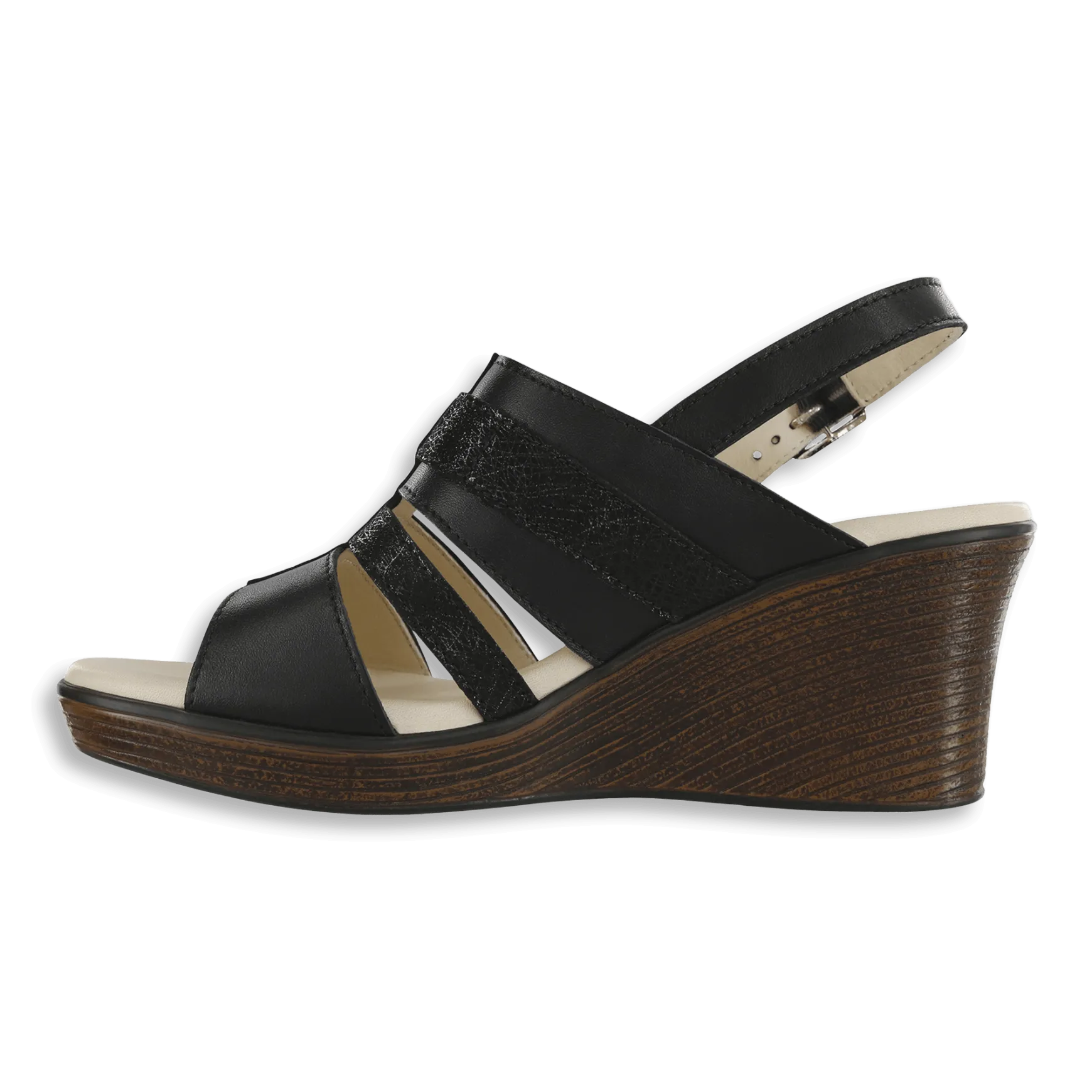 SAS Layla - T Strap Wedge Sandal